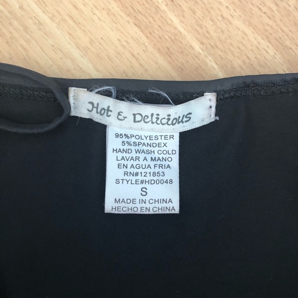 SALE!!! Black fit and flare dress. Crepe skirt Beaded band - Picture 5 of 6